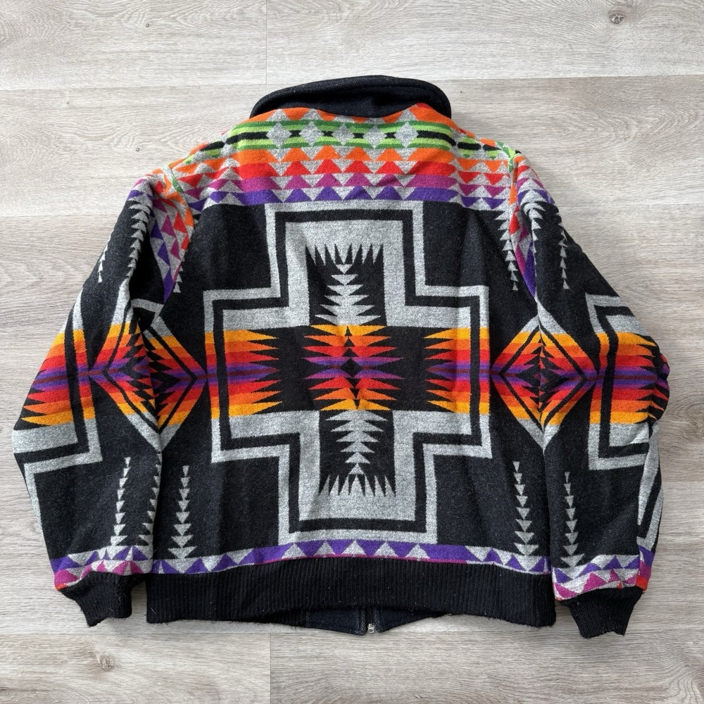 Vintage Pendleton Chief Joseph Navajo Aztec Pattern High Grade Western Wear Sz L